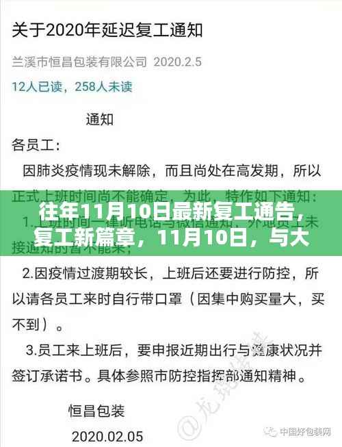 11月10日复工新篇章,共舞自然的开始之路