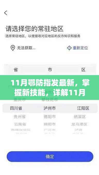 11月鄂防指最新操作流程步骤指南,掌握新技能的详解