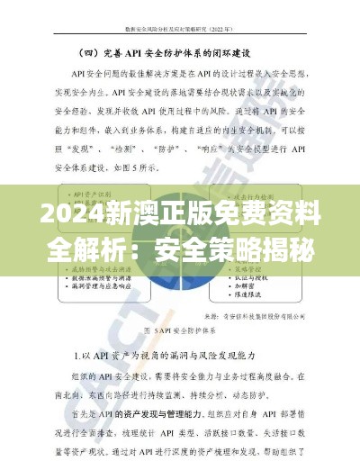2024新澳正版免费资料全解析:安全策略揭秘_独家EXP953.28版