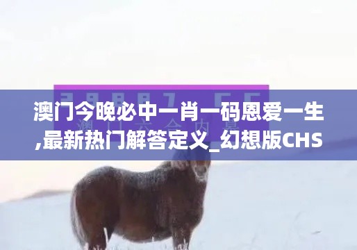 澳门今晚必中一肖一码恩爱一生,最新热门解答定义_幻想版CHS88.54