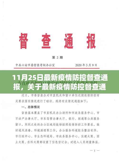 聚焦要点解读,最新疫情防控督查通报分析(11月25日版)