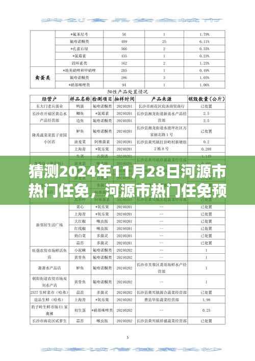 河源市热门任免预测报告,揭秘2024年11月28日的人才动向深度分析