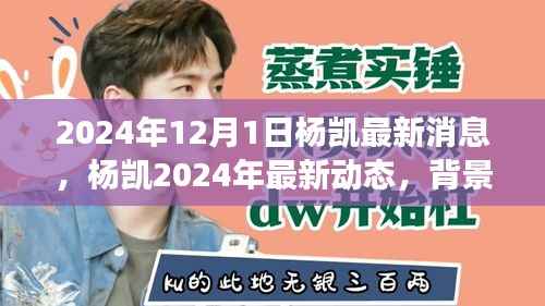 杨凯最新动态揭秘,背景、进展与影响,定格时代之刻(2024年12月)