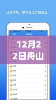 12月22日舟山公交实时在线查询指南,初学者与进阶用户适用