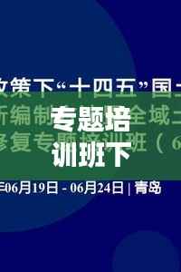 专题培训班下步培训建议,培训安排的建议