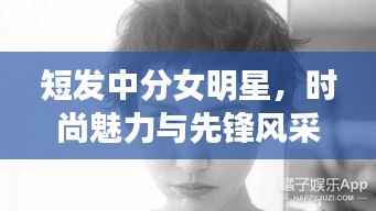短发中分女明星,时尚魅力与先锋风采展现