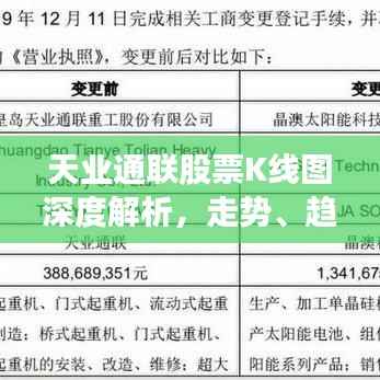 天业通联股票K线图深度解析,走势、趋势与交易策略