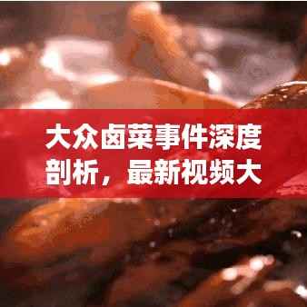大众卤菜事件深度剖析,最新视频大全,全方位观察与探讨