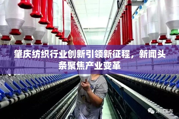 肇庆纺织行业创新引领新征程,新闻头条聚焦产业变革